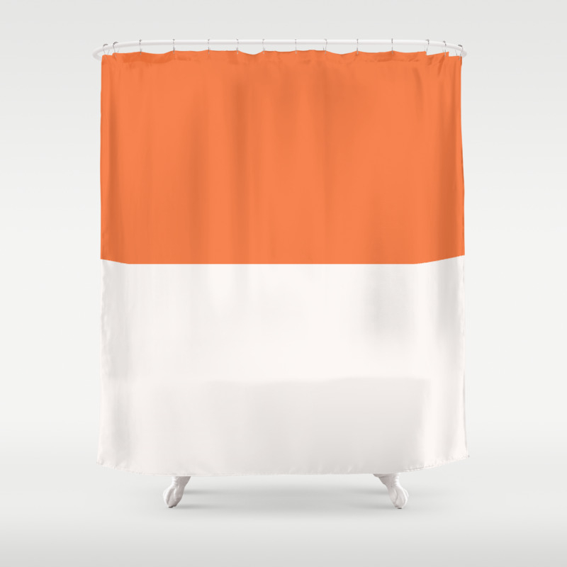 Orange Peaches Cream Shower Curtain By Moonshineparadise Society6