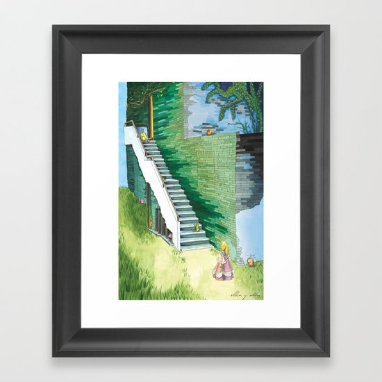 Princess Searching Framed Art Print