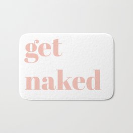 get naked V Bath Mat