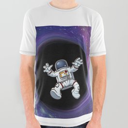 spacemen falling into blackhole All Over Graphic Tee