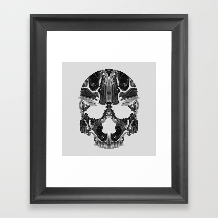 Off the skull Framed Art Print