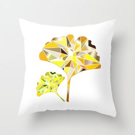 ginkgo leaves  Throw Pillow