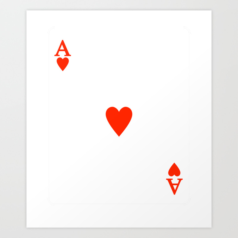 Ace Of Hearts Costume Halloween Deck Of Cards Playing Card Art