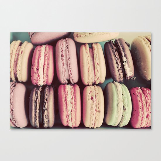 Macarons Canvas Print