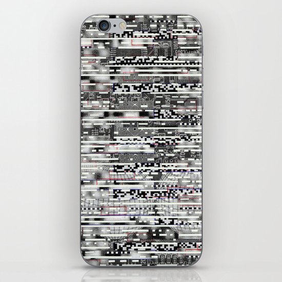 Removing Filters (P/D3 Glitch Collage Studies) iPhone & iPod Skin