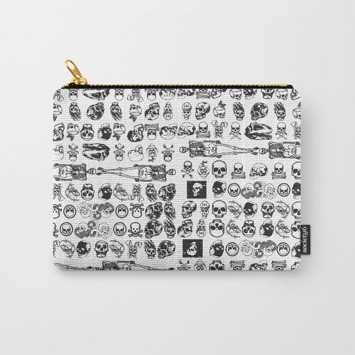 Paris Catacombs Pattern Carry-All Pouch