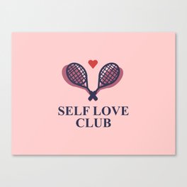 Self Love Club- Tennis Canvas Print