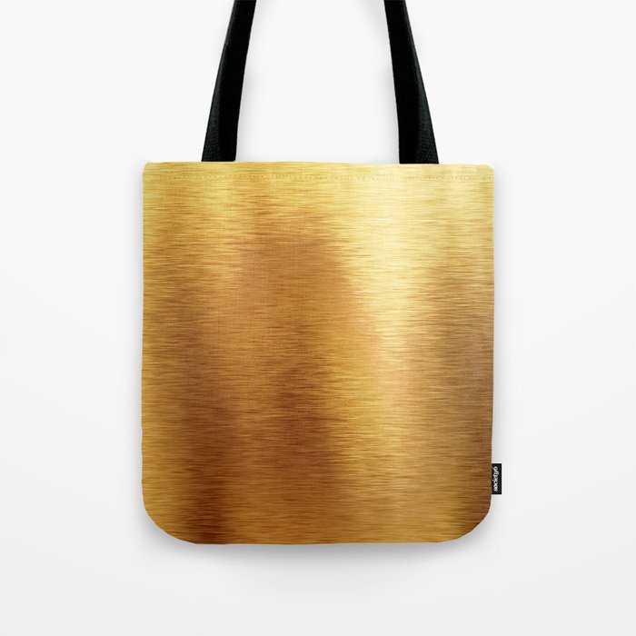 Brushed Canvas Totes - Gold, Black, Silver