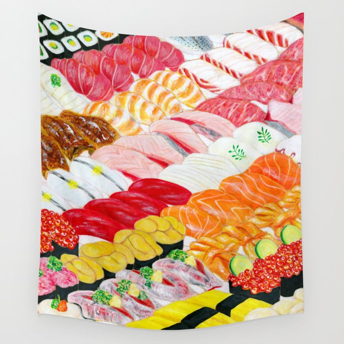 Sushi Wall Tapestry