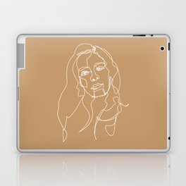 LINE ART FEMALE PORTRAITS II-III-II Laptop Skin