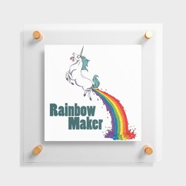 Rainbow Maker Floating Acrylic Print