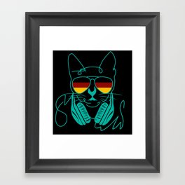 Cool cat Framed Art Print