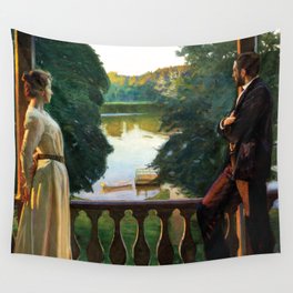 Nordic Summer's Evening by Richard Bergh Wall Tapestry