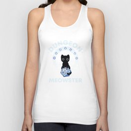 Dungeon Meowster Dice Unisex Tank Top