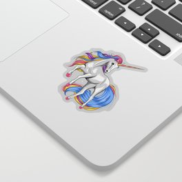 Rainbow Unicorn Sticker