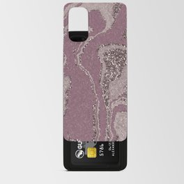 Rose Gold Abstract Fluid Art Android Card Case