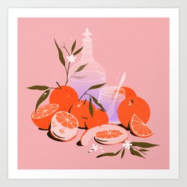 Oranges Obsession Art Print