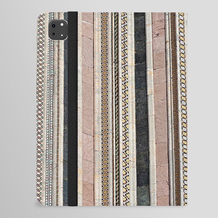 Orvieto Cathedral Facade Detail Ornamental Mosaic iPad Folio Case