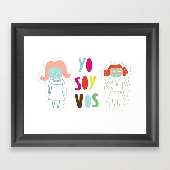 I am you Framed Art Print