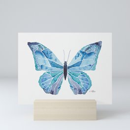 Blue Butterfly Mini Art Print