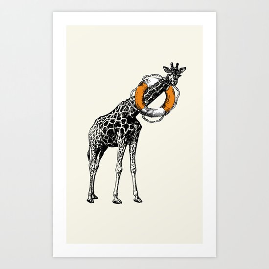 Giraffe Art Print