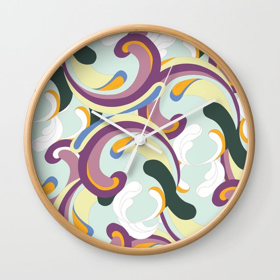 Swirl Wall Clock