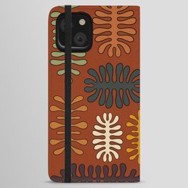 Matisse cutouts colorful seaweed design 3 iPhone Wallet Case