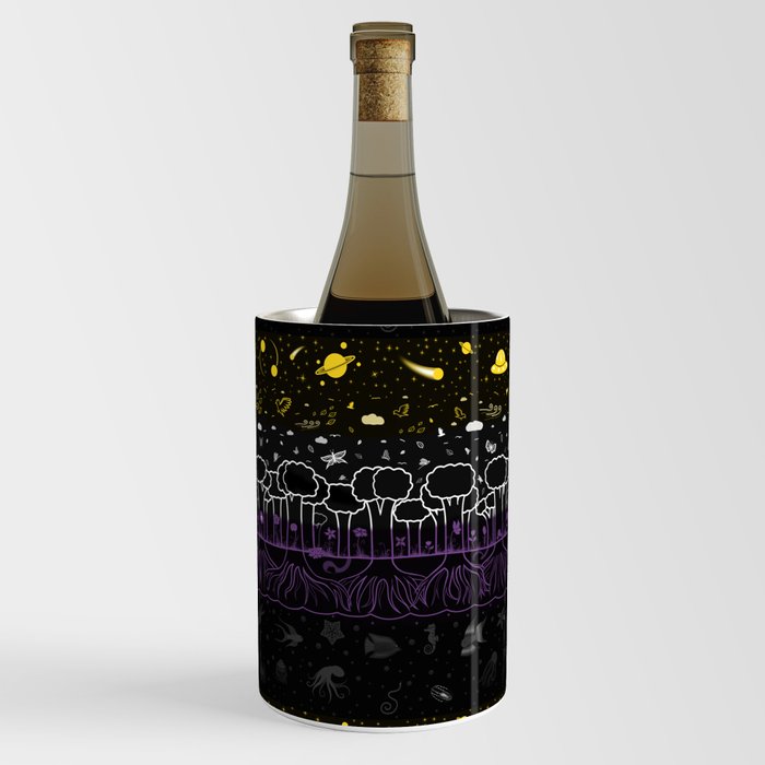 Layers of the World, Nonbinary Flag Wine Chiller