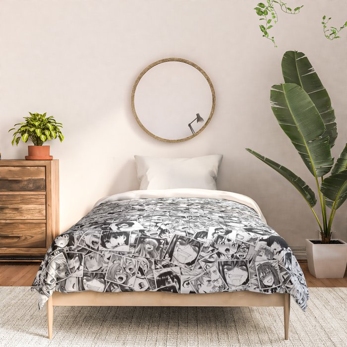 Ahegao Comforter by dima v Society6
