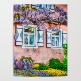 Springtime in Nonnenhorn, Germany Poster