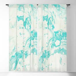 Amazing Liquid Abstract Paint Pattern Blackout Curtain