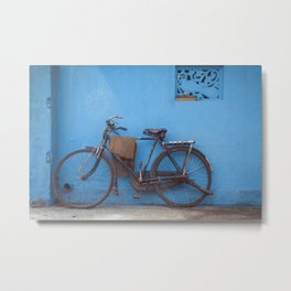 Indian Bicycle Metal Print