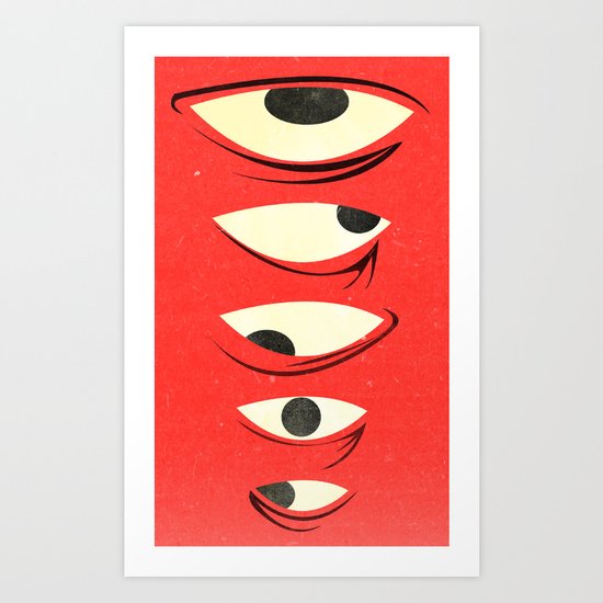know where to look Art Print