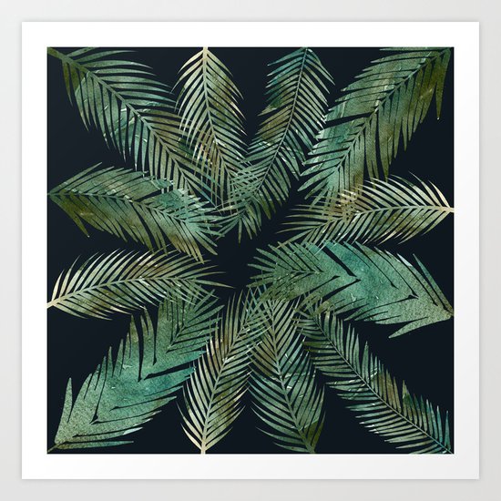 Tropica Central as night Art Print