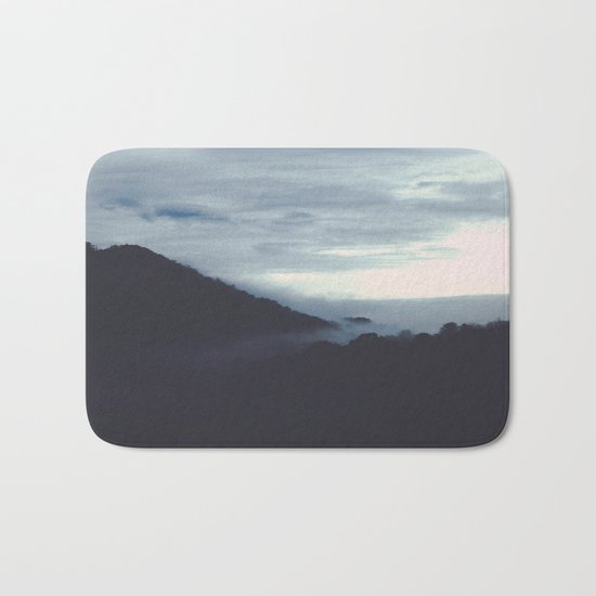 winter wind stops my breathing Bath Mat