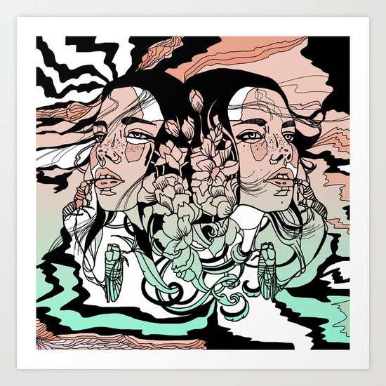 Warm of the Cool Art Print
