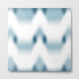 Soft Blue Dyed Fabric | Metal Print