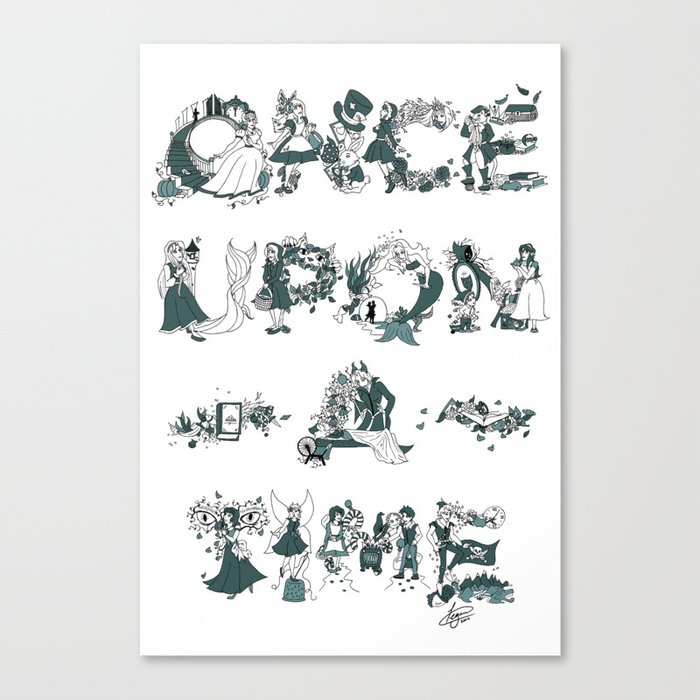Once Upon A Time Canvas Print