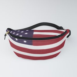 American flag - painterly treatment Fanny Pack