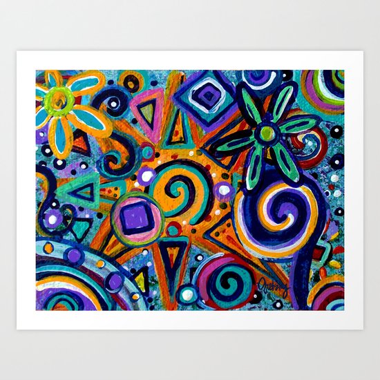 Flower Abstract Art Print