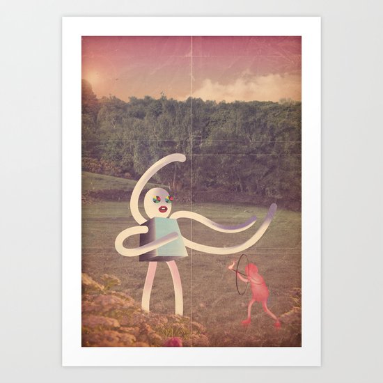 ri_controller24 Art Print