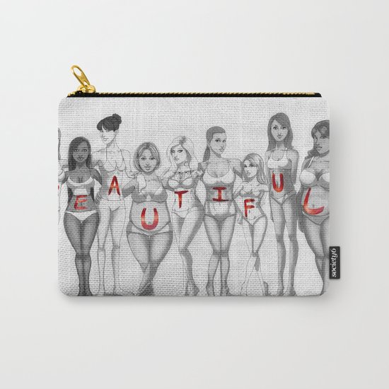Beautiful Body Types Carry-All Pouch