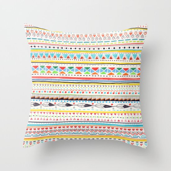 Pattern No.2 Throw Pillow