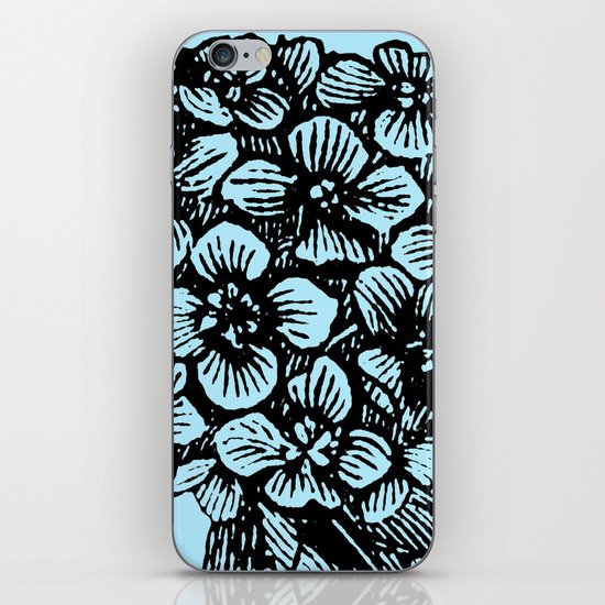 Blue Hydrangea iPhone & iPod Skin