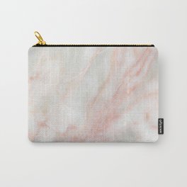 Softest blush pink marble Carry-All Pouch