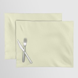 Poetic Yellow Placemat