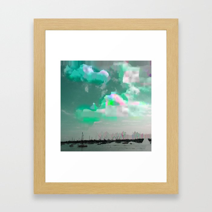 Miami Breeze Framed Art Print