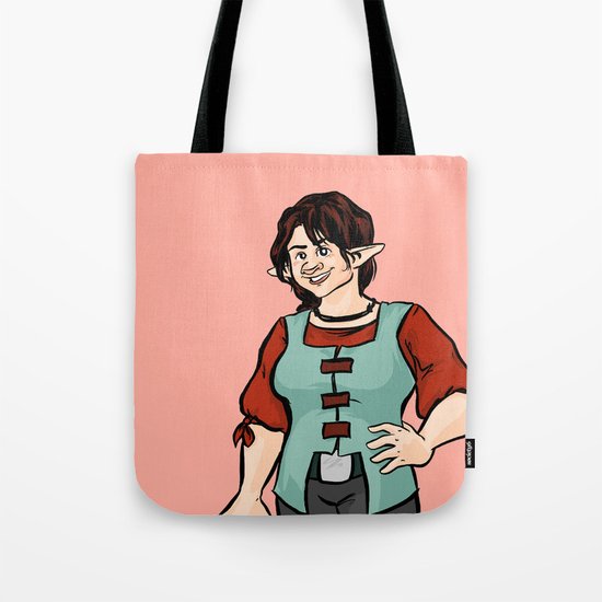 Cheerful Eledrine Tote Bag