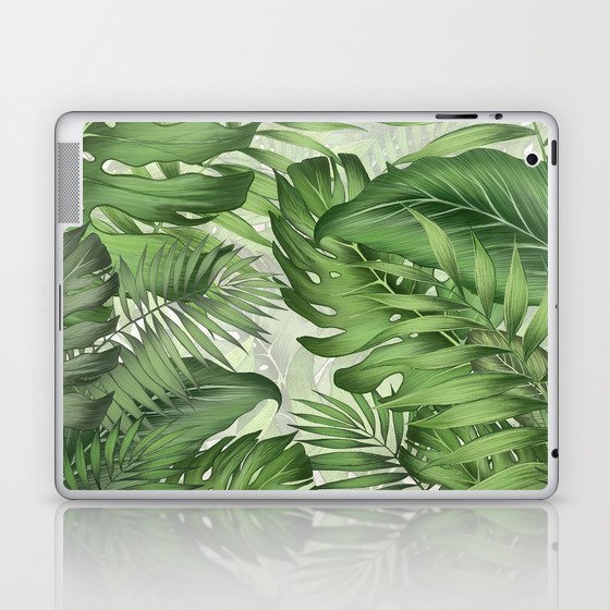 Tropical Jungle Leaf Botanical Laptop & iPad Skin