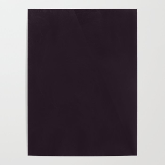 Inky Black Poster